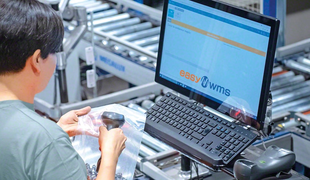Un sistema como Easy WMS de Mecalux automatiza la gestión de inventario