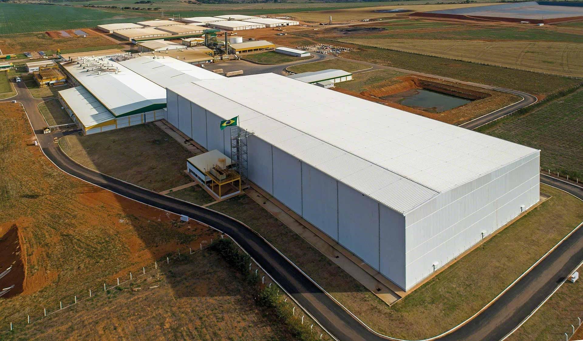 Vista panorámica de la bodega inteligente de Bem Brasil Vista panorámica de la bodega inteligente de Bem Brasil