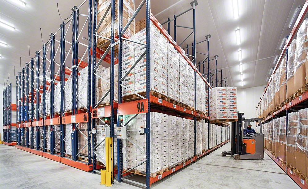 La bodega de congelados de Comag con una operativa eficiente La bodega de congelados de Comag con una operativa eficiente