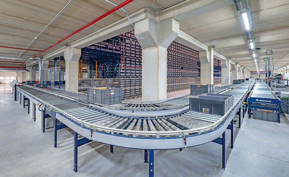 Nuevo centro logístico de Aghasa Turis en Leganés con dos bodegas automáticas