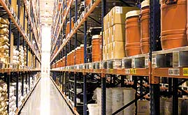 Bodega de racks selectivos