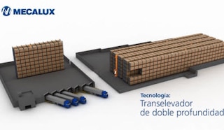 Transelevador para pallets de doble profundidad Transelevador para pallets de doble profundidad