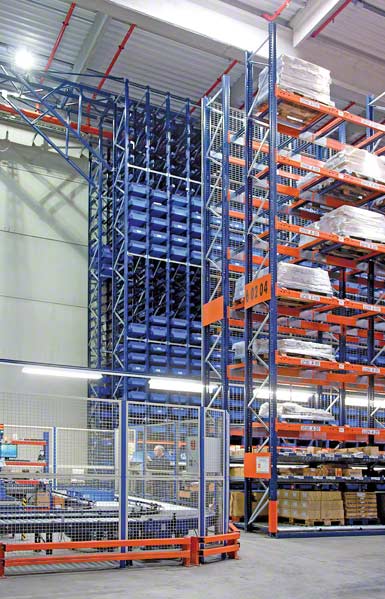 Bodega de pallets y miniload