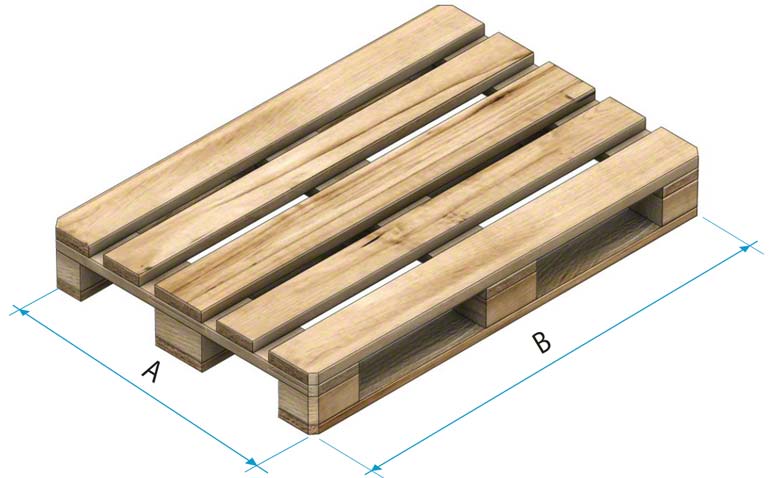 Pallet de madera de tipo 1