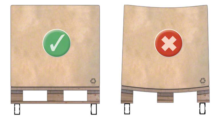 Manipulación de los pallets