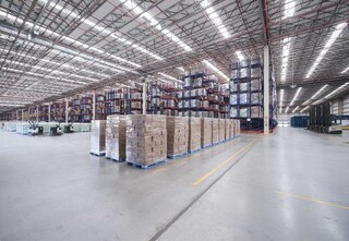 Companies use warehouse staging areas as dispatch zones, where trucks can be loaded from the loading docks Companies use warehouse staging areas as dispatch zones, where trucks can be loaded from the loading docks