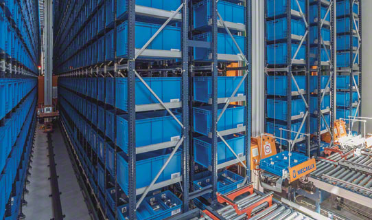 Bodegas automáticas para cajas