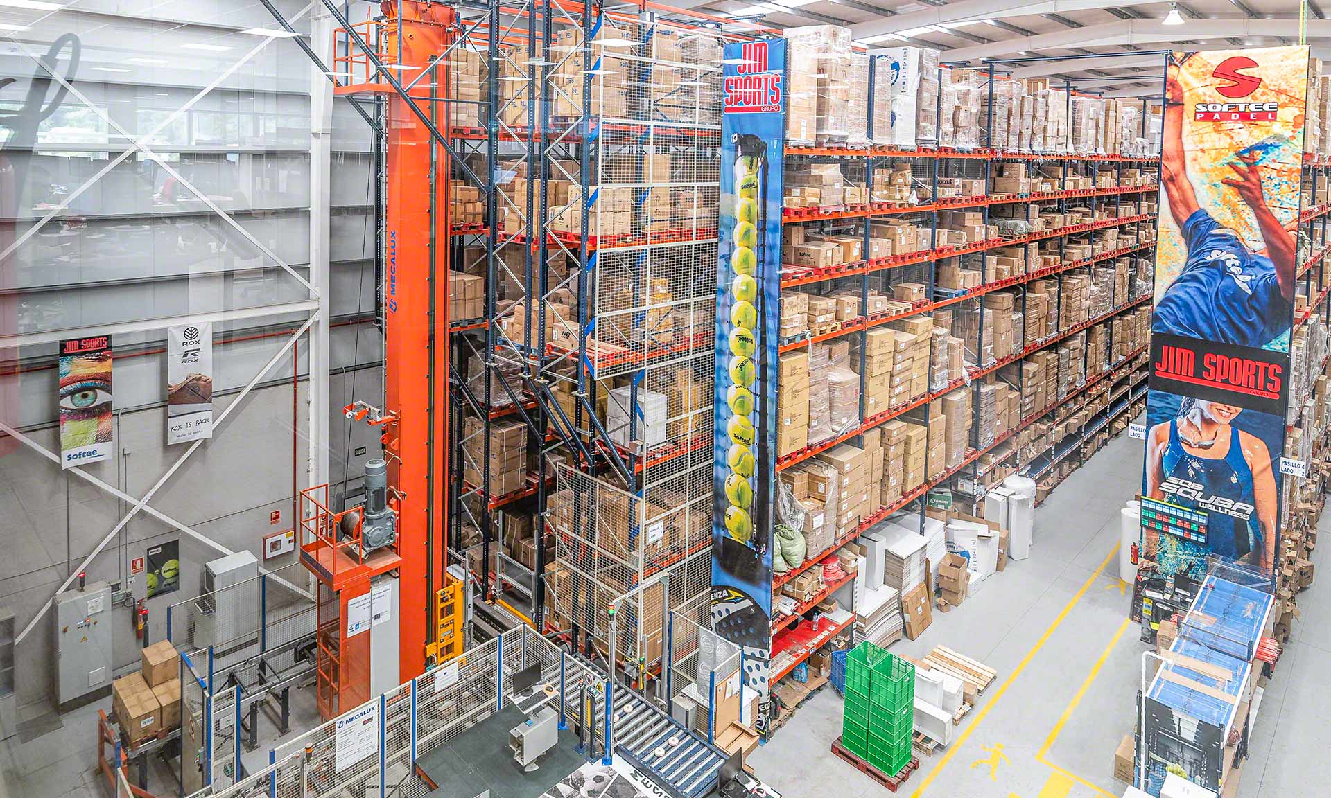 Jim Sports automatiza y digitaliza su bodega de material deportivo en Palas de Rei Jim Sports automatiza y digitaliza su bodega de material deportivo en Palas de Rei