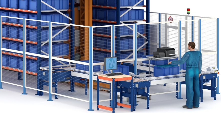 Bodega automática de cajas de Airgrup con capacidad para 3,852 cajas