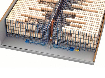 Pallet Shuttle automático: máxima capacidad y rentabilidad en la bodega de Cárnicas Chamberí