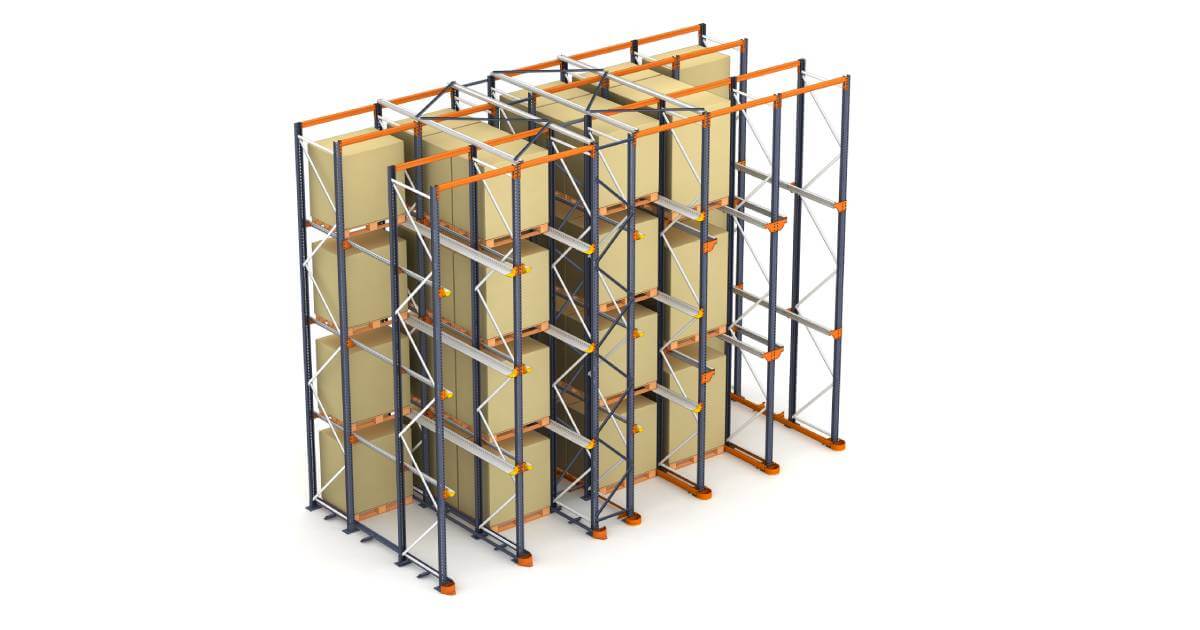 Racks penetrables: el almacenaje de pallets por acumulación Racks penetrables: el almacenaje de pallets por acumulación